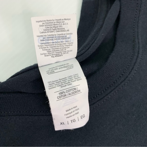 Gildan Graphic T Shirt XL Space Walk NASA Langley VC Astronaut Black Cotton Tee - Picture 8 of 9